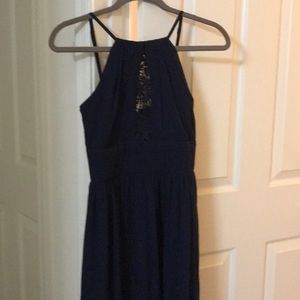 PERFECT FOR HOMECOMING Lulu’s navy blue dress